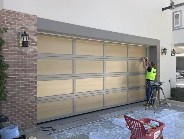 Garage door replacement service by Wellington Garage Door Repair in Wellington