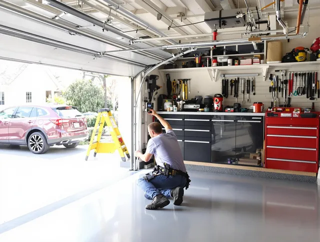 Local garage door repair service by Wellington Garage Door Repair in Wellington