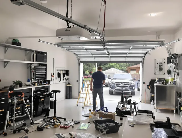 Garage door opener installation by Wellington Garage Door Repair in Wellington