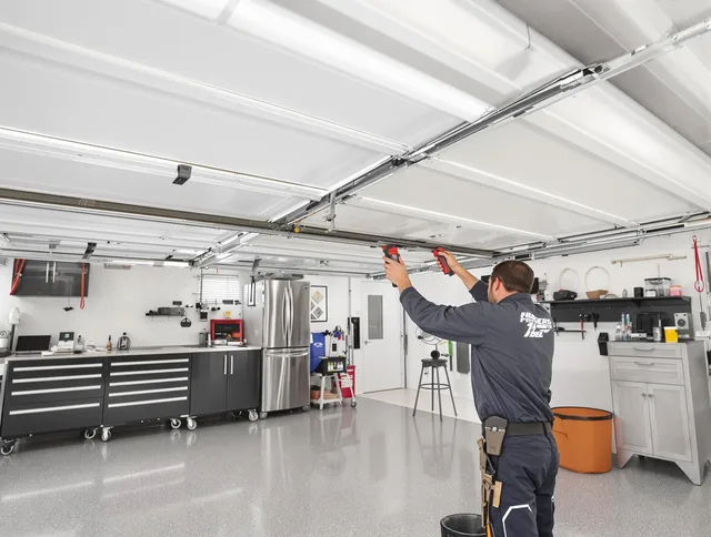 Overhead garage door repair service by Wellington Garage Door Repair in Wellington