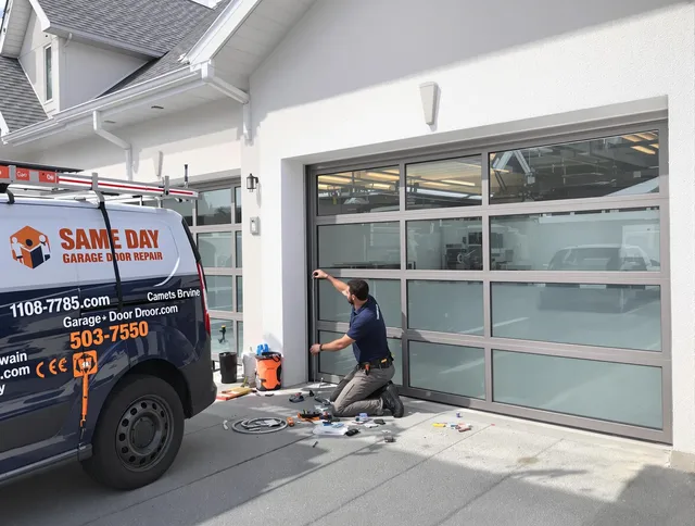 Same-day garage door repair service by Wellington Garage Door Repair in Wellington